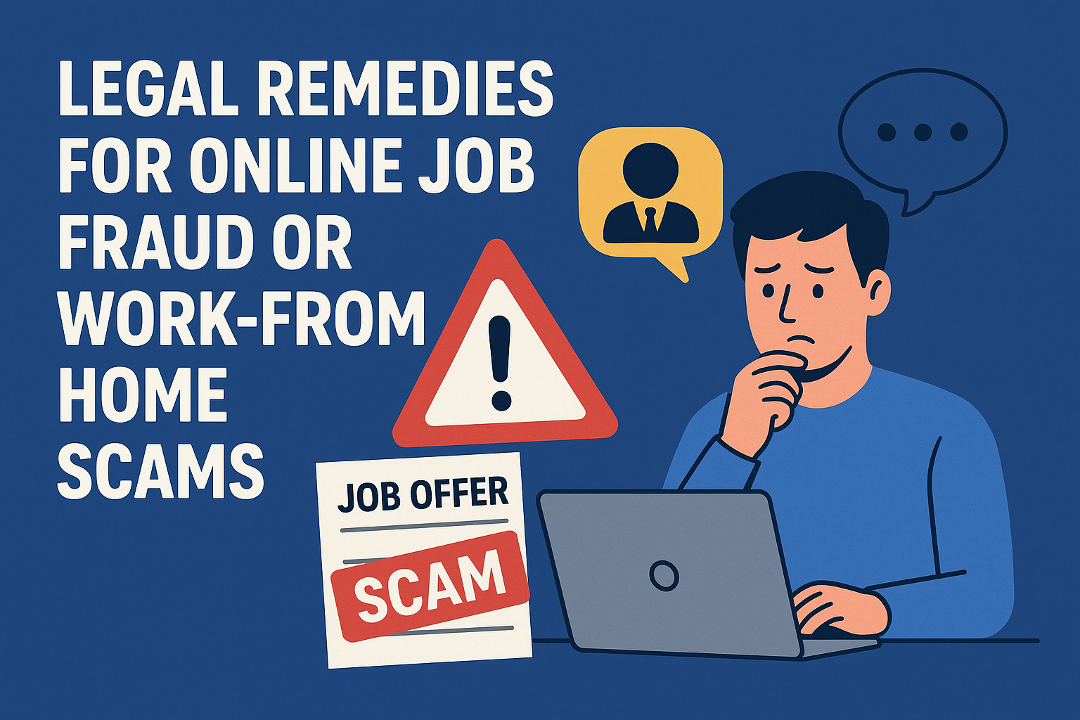 Legal remedies for online job fraud