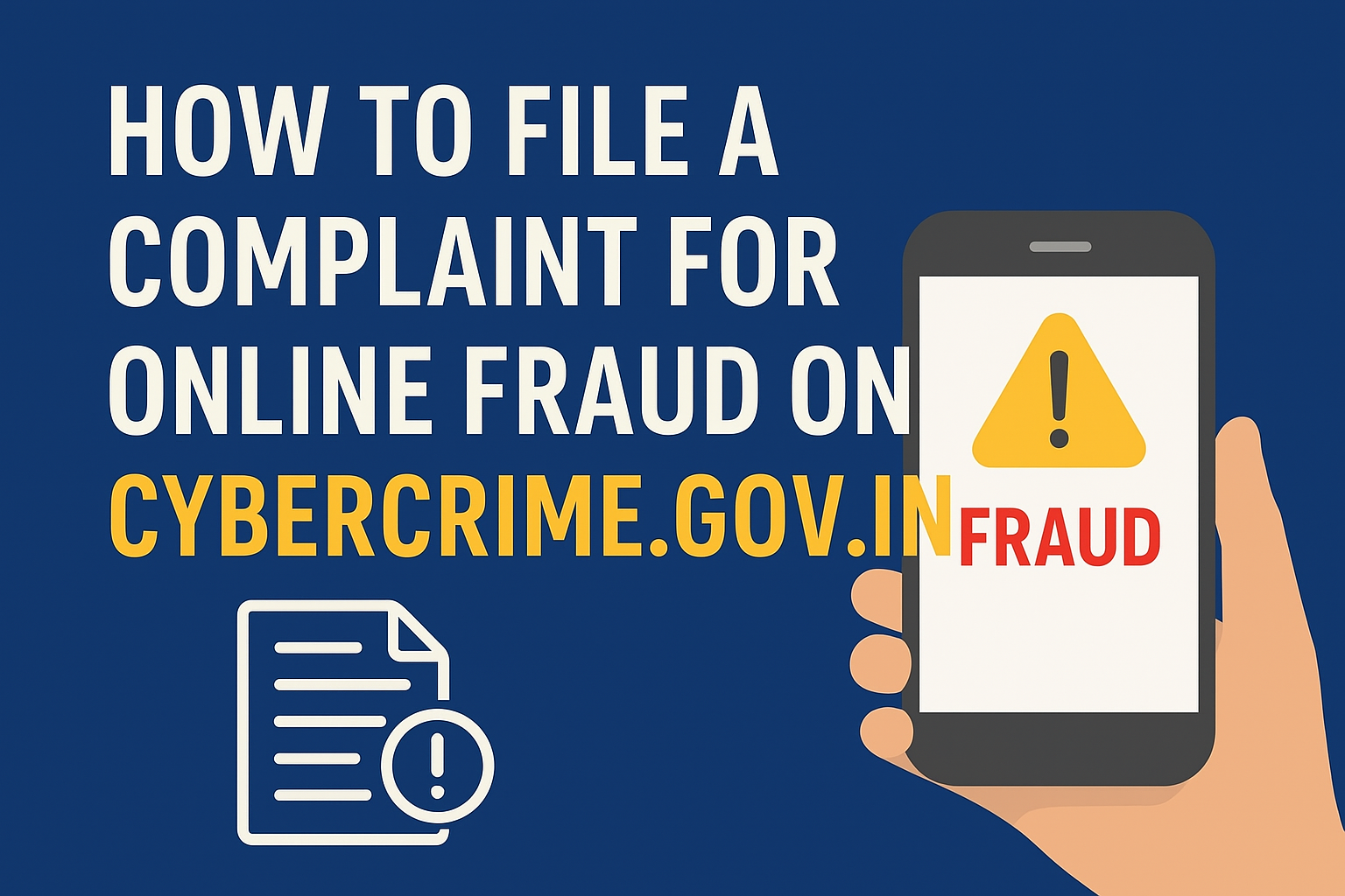 Complaint for Online Fraud